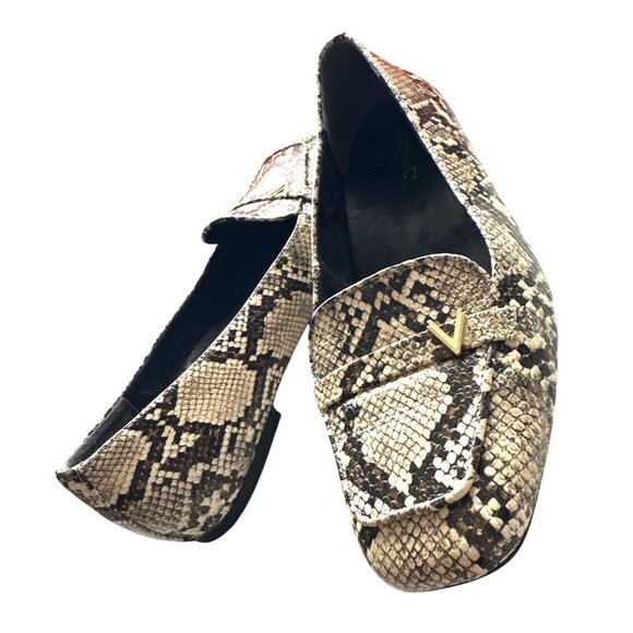 Vionic Hayes Snake Embossed Loafers Slip-On Flats Metallic V Ivory Multi Size 8 - Picture 4 of 10